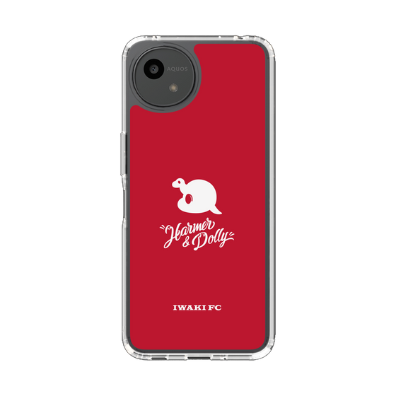 スリムプロテクションケース［ いわきFC - ハーマー&ドリー シルエット - Red ］