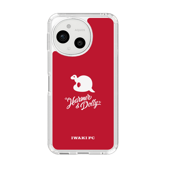 スリムプロテクションケース［ いわきFC - ハーマー&ドリー シルエット - Red ］