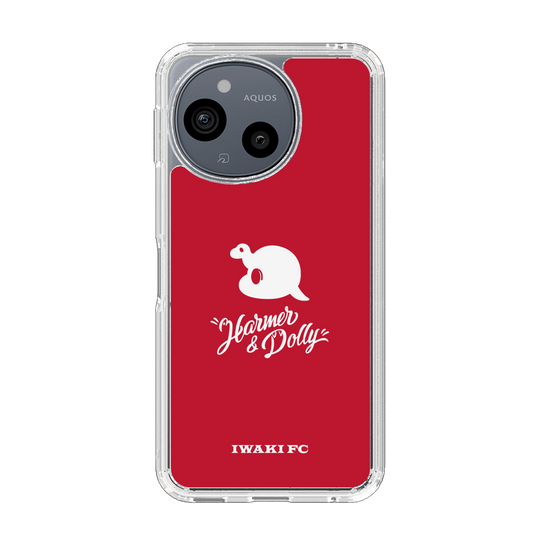 スリムプロテクションケース［ いわきFC - ハーマー&ドリー シルエット - Red ］