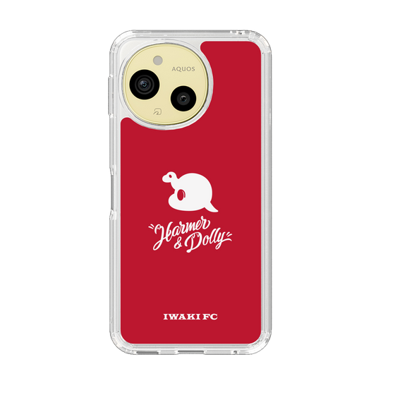 スリムプロテクションケース［ いわきFC - ハーマー&ドリー シルエット - Red ］