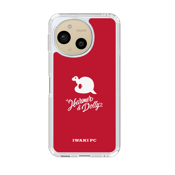 スリムプロテクションケース［ いわきFC - ハーマー&ドリー シルエット - Red ］