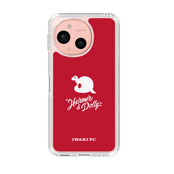 スリムプロテクションケース［ いわきFC - ハーマー&ドリー シルエット - Red ］