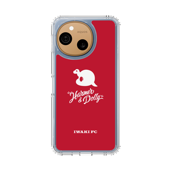 スリムプロテクションケース［ いわきFC - ハーマー&ドリー シルエット - Red ］