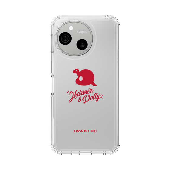 スリムプロテクションケース［ いわきFC - ハーマー&ドリー シルエット - Clear ］
