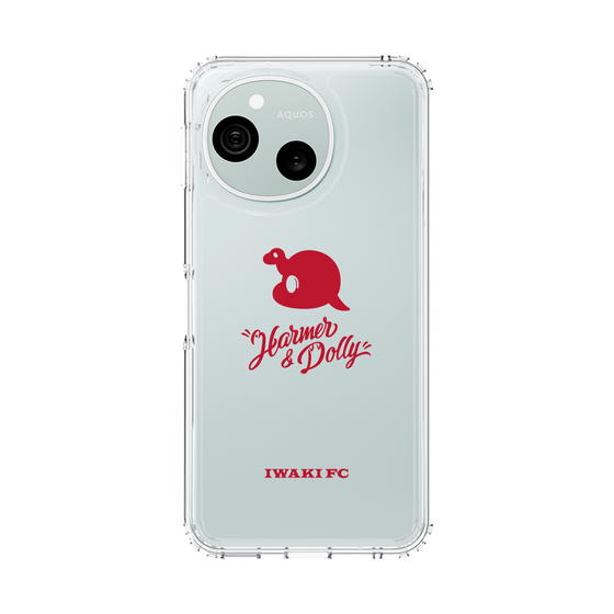 スリムプロテクションケース［ いわきFC - ハーマー&ドリー シルエット - Clear ］