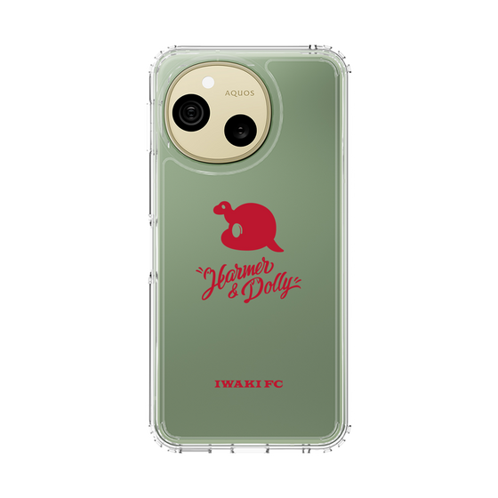 スリムプロテクションケース［ いわきFC - ハーマー&ドリー シルエット - Clear ］