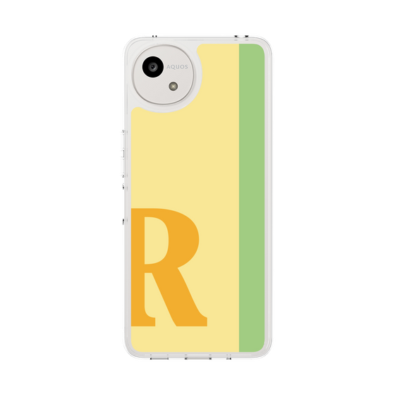 スリムプロテクションケース［ オリジナル - initial color line - R yellow ］