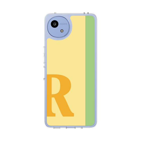 スリムプロテクションケース［ オリジナル - initial color line - R yellow ］