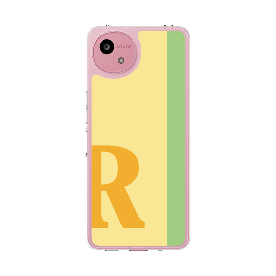スリムプロテクションケース［ オリジナル - initial color line - R yellow ］