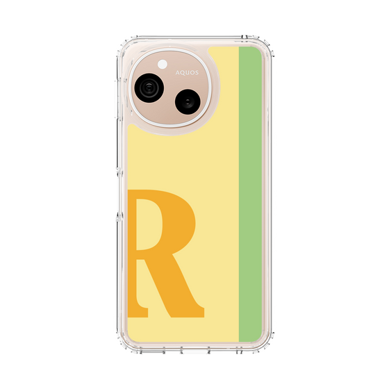 スリムプロテクションケース［ オリジナル - initial color line - R yellow ］
