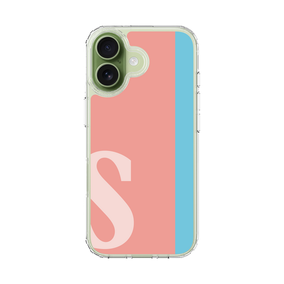 スリムプロテクションケース［ オリジナル - initial color line - S pink ］