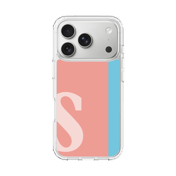 スリムプロテクションケース［ オリジナル - initial color line - S pink ］