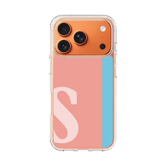 スリムプロテクションケース［ オリジナル - initial color line - S pink ］