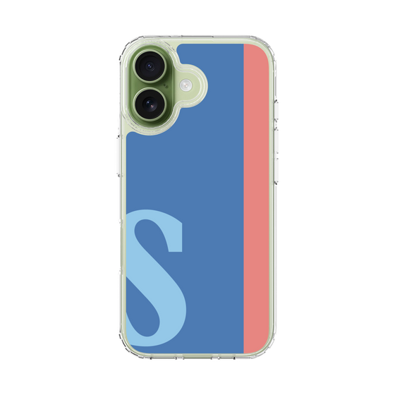 スリムプロテクションケース［ オリジナル - initial color line - S blue ］