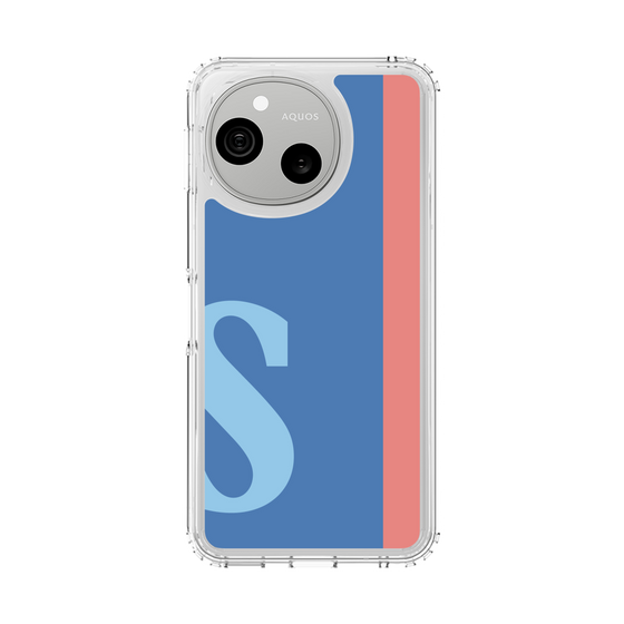 スリムプロテクションケース［ オリジナル - initial color line - S blue ］