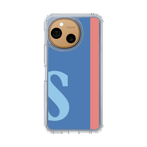 スリムプロテクションケース［ オリジナル - initial color line - S blue ］