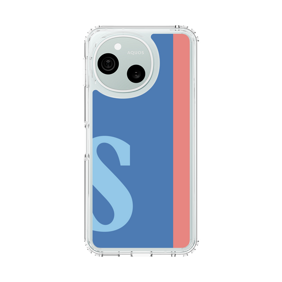 スリムプロテクションケース［ オリジナル - initial color line - S blue ］