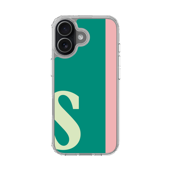 スリムプロテクションケース［ オリジナル - initial color line - S green ］