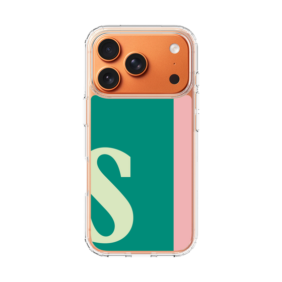 スリムプロテクションケース［ オリジナル - initial color line - S green ］