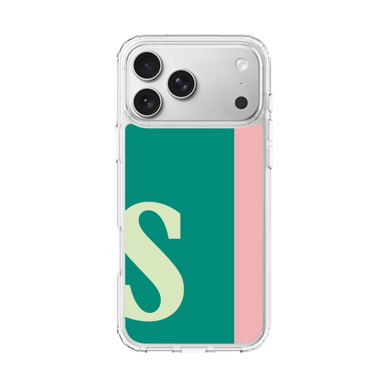 スリムプロテクションケース［ オリジナル - initial color line - S green ］