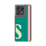 スリムプロテクションケース［ オリジナル - initial color line - S green ］