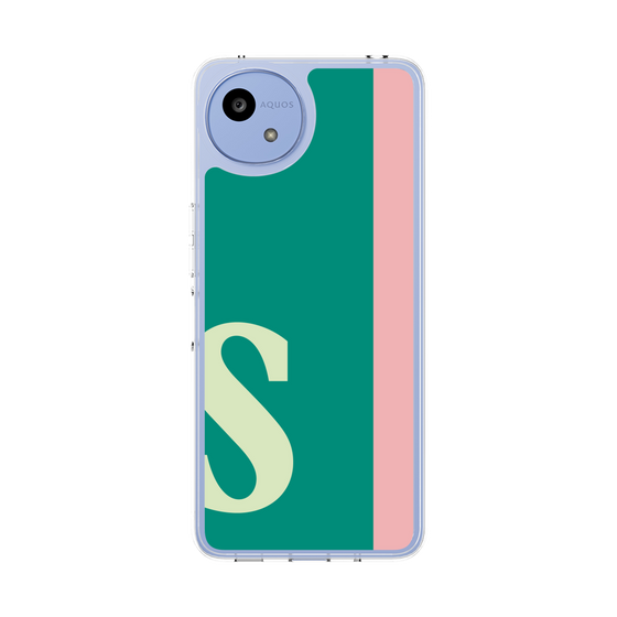 スリムプロテクションケース［ オリジナル - initial color line - S green ］