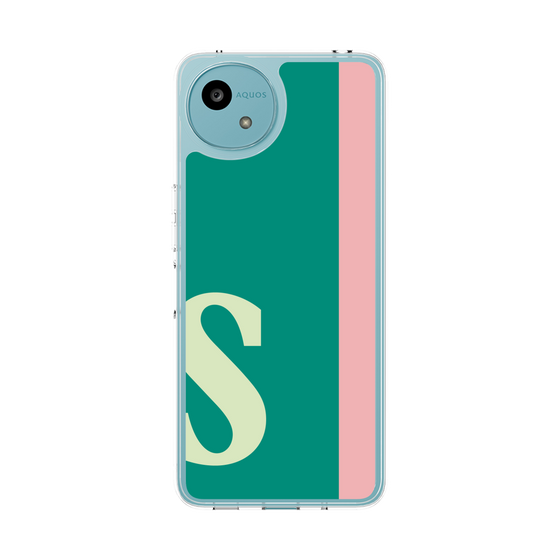 スリムプロテクションケース［ オリジナル - initial color line - S green ］