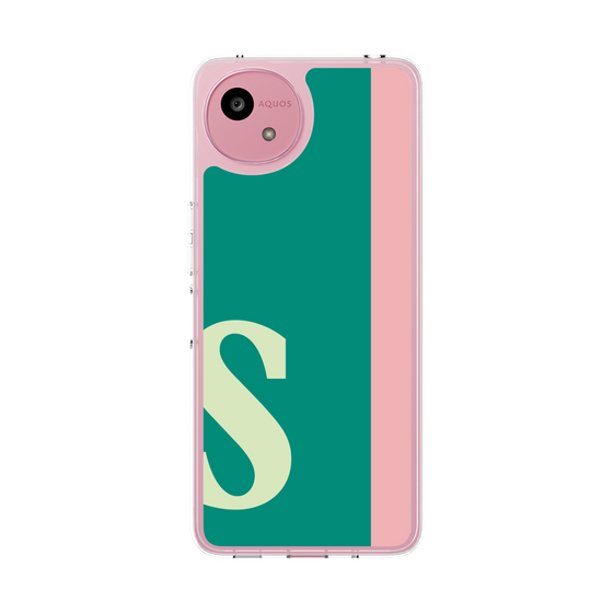 スリムプロテクションケース［ オリジナル - initial color line - S green ］