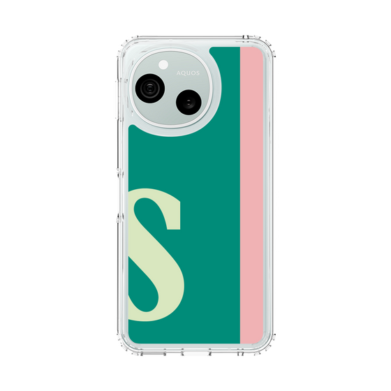 スリムプロテクションケース［ オリジナル - initial color line - S green ］