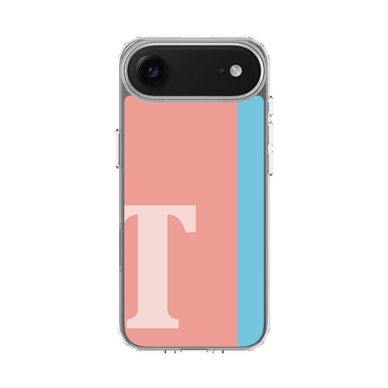 スリムプロテクションケース［ オリジナル - initial color line - T pink ］