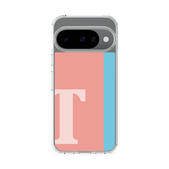 スリムプロテクションケース［ オリジナル - initial color line - T pink ］