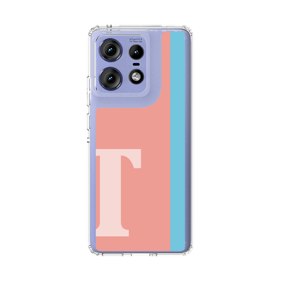 スリムプロテクションケース［ オリジナル - initial color line - T pink ］