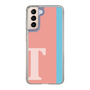 スリムプロテクションケース［ オリジナル - initial color line - T pink ］