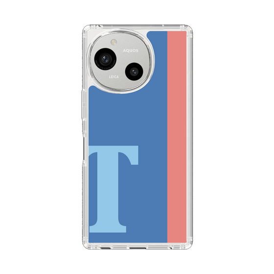 スリムプロテクションケース［ オリジナル - initial color line - T blue ］