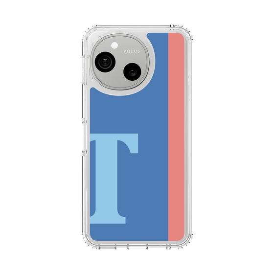 スリムプロテクションケース［ オリジナル - initial color line - T blue ］