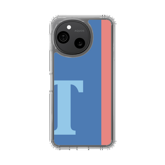 スリムプロテクションケース［ オリジナル - initial color line - T blue ］