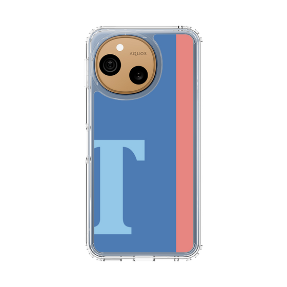 スリムプロテクションケース［ オリジナル - initial color line - T blue ］