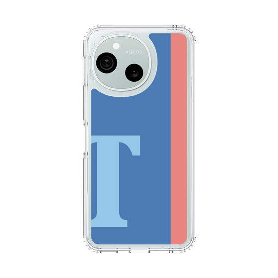 スリムプロテクションケース［ オリジナル - initial color line - T blue ］