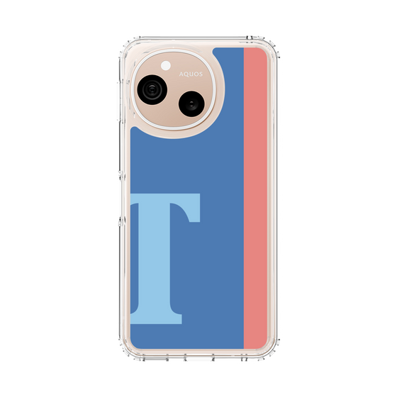 スリムプロテクションケース［ オリジナル - initial color line - T blue ］