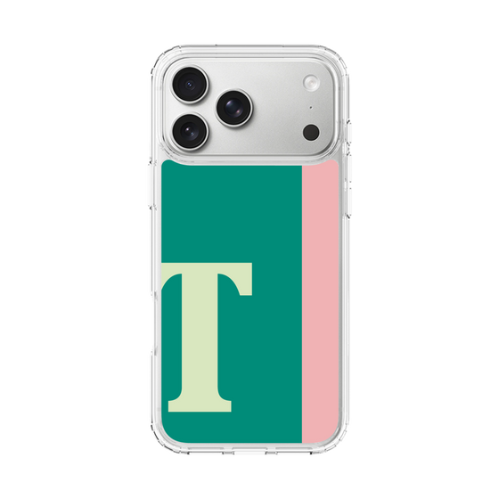 スリムプロテクションケース［ オリジナル - initial color line - T green ］