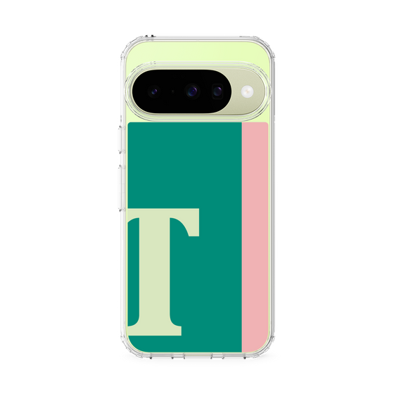 スリムプロテクションケース［ オリジナル - initial color line - T green ］