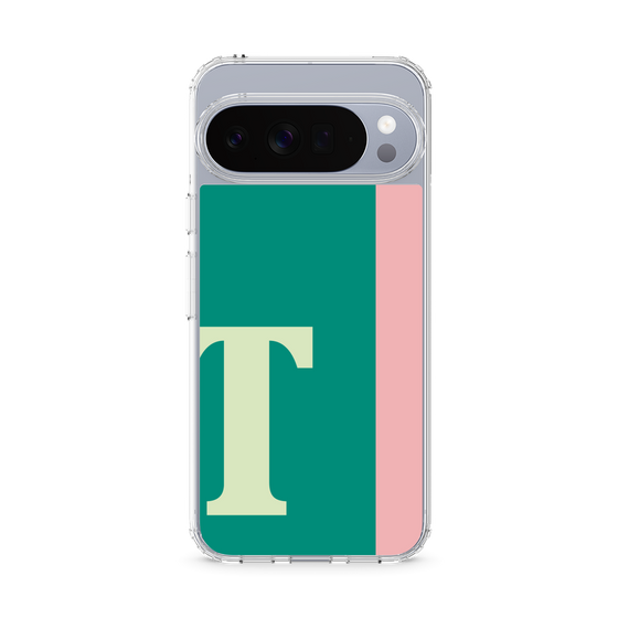 スリムプロテクションケース［ オリジナル - initial color line - T green ］
