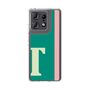 スリムプロテクションケース［ オリジナル - initial color line - T green ］