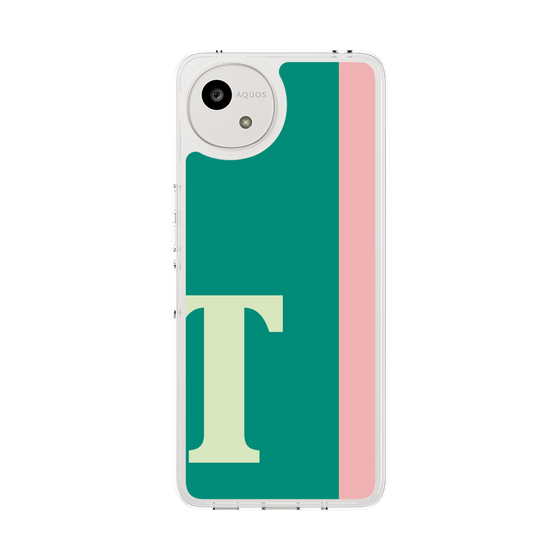 スリムプロテクションケース［ オリジナル - initial color line - T green ］