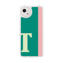 スリムプロテクションケース［ オリジナル - initial color line - T green ］