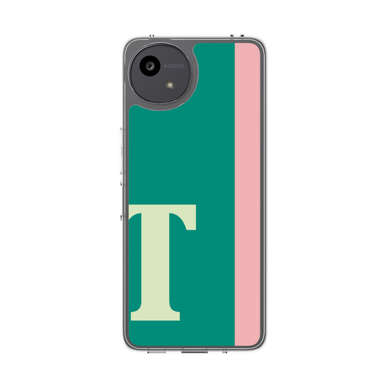 スリムプロテクションケース［ オリジナル - initial color line - T green ］
