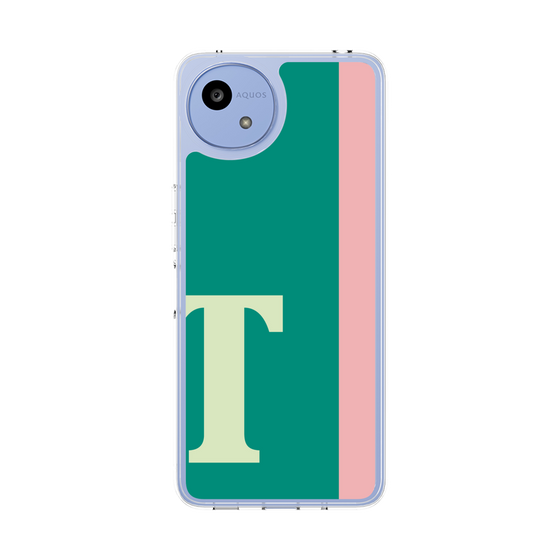 スリムプロテクションケース［ オリジナル - initial color line - T green ］
