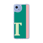 スリムプロテクションケース［ オリジナル - initial color line - T green ］