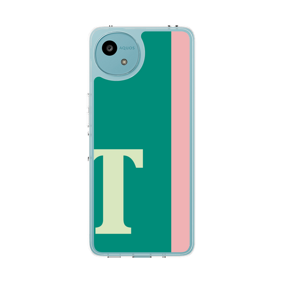 スリムプロテクションケース［ オリジナル - initial color line - T green ］