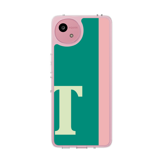 スリムプロテクションケース［ オリジナル - initial color line - T green ］